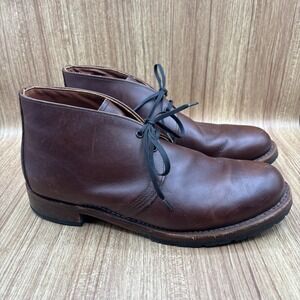 Red Wing 9017 Heritage Beckman Chukka Cigar Leather Work Men's Boots Size 10 D